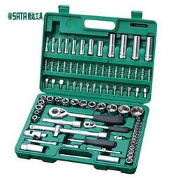 西安世达总代理旗舰店 专业机修组合工具，详解09010/09011/09013公英制套筒组套