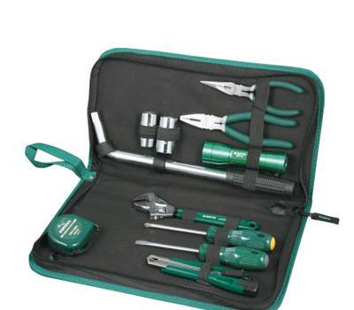 专业随车伴侣 世达SATA 06011 11件司机随车工具组套深度解析